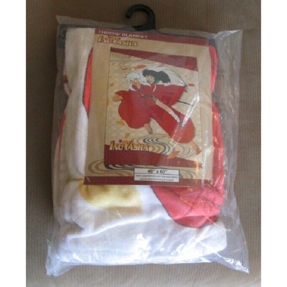 New Inuyasha Plush Fleece Throw Gift Blanket Kagome Anime Manga Noodle Stopper - Picture 3 of 3